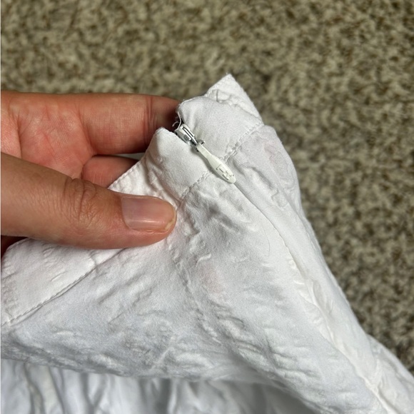 Tommy Hilfiger White Midi Skirt Casual Vacation Neutral Beach Greece Classic 12 - Picture 5 of 7